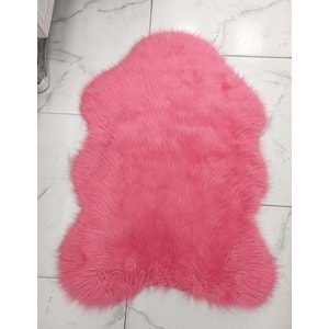 Giz Home Uzun Tüylü Post Halı (70x105)-Pembe