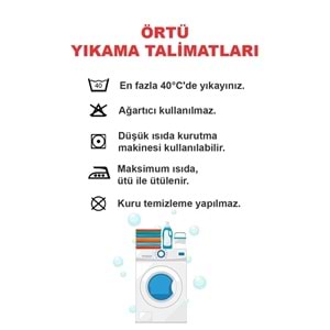 Alinda Pamuklu Maxi Boy Kolları Kapatan Kaymaz Terletmez Koltuk Örtüsü (170x300) - Naturel (Krem)