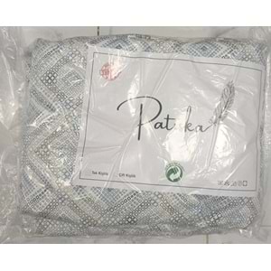 Patiska Polycotton Çift Kişilik Desenli Silikon Yorgan (195x215)