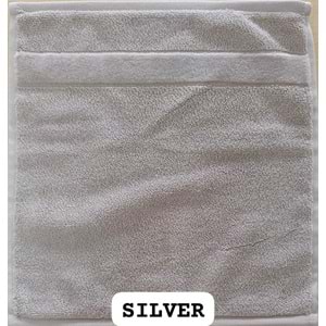 Özdilek Svv Border Kalın & Yumuşak Mutfak Havlusu (33x33) - Silver (Gri)