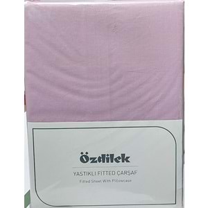 Özdilek Colourist Fitted Lastikli Tek Kişilik Çarşaf Seti (100x200)-Rose