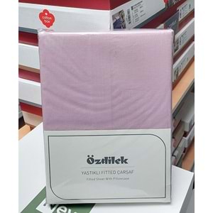 Özdilek Colourist Fitted Lastikli Tek Kişilik Battal Çarşaf Seti (120x200)-Rose