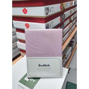 Özdilek Colourist Fitted Lastikli Tek Kişilik Battal Çarşaf Seti (120x200)-Rose