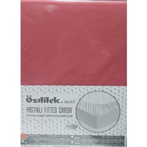 Özdilek Colourist Fitted Lastikli Battal Çift Kişilik Çarşaf Seti (180x200)-K.Mercan