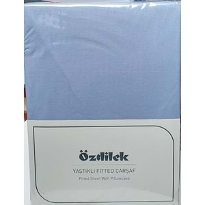 Özdilek Colourist Fitted Lastikli Battal Çift Kişilik Çarşaf Seti (180x200)-Okyanus
