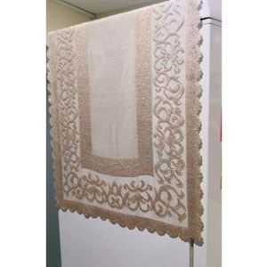Raşel Örme Buzdolabı Örtüsü 55*160 Cm Capiçino