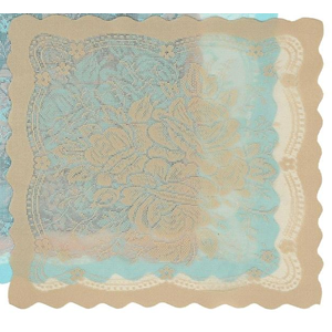 Sultan Örme Pano Desen Pecete 6 lı Set 30X30 Cappuccıno