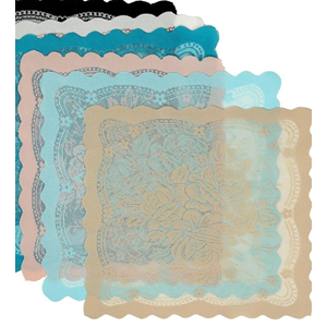 Sultan Örme Pano Desen Pecete 6 lı Set 30X30 Cappuccıno