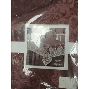 Bediroğlu Örme Masa Örtüsü 160*220 Ç Vişne