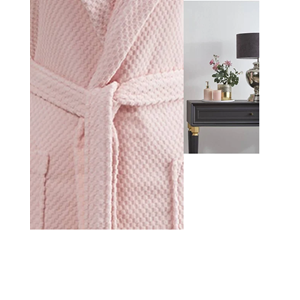 Özdilek Kapşonlu Bornoz Brıght Pembe ( S.M )