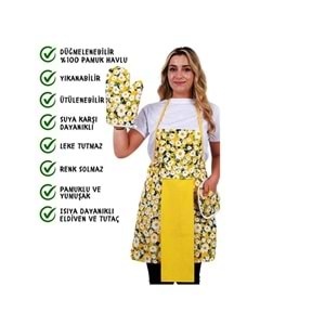polo life Mutfak Önlüğü Havlulu Mutfak Önlüğü (ELDİVEN VE TUTACAK) m3