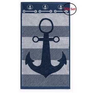 Özdilek 3LÜ SET Summer Heat Sailor Mutfak Havlusu (30x50)-Gri