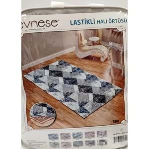 Evneşe 4m2 Lastikli Halı Örtüsü Desenli S90