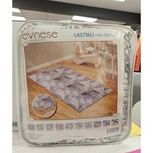 Evneşe 6m2 Lastikli Halı Örtüsü Desenli S89
