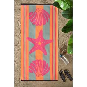 Özdilek Nice Plaj Havlusu (70x150)-Pink Shell