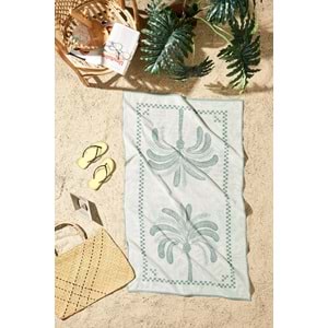 Özdilek Palmera Plaj Havlusu (90x150)-Yeşil