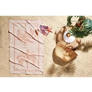 Özdilek Palmera Plaj Havlusu Büyük Boy (90x150)-Terracota