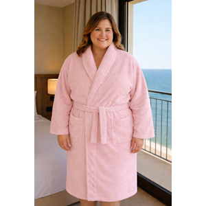 Home Collection Kaya Lux Bornoz battal XXXXL Pembe
