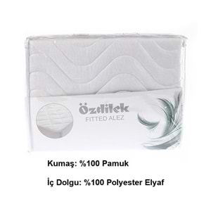 Özdilek Ranforce Pamuk Kapitoneli Fitted Çift Kişilik Alez Yeni (160x200+35)