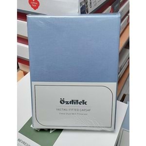 Özdilek Colourist Fitted Lastikli Tek Kişilik Çarşaf Seti (100x200)-Buz Mavi