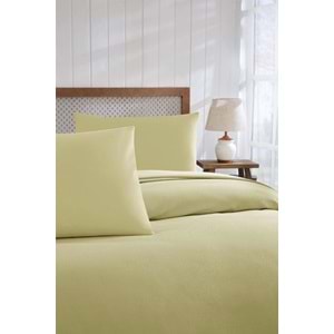 Özdilek -Colourist Bej- Bamboo Lastikli Çarşaflı Tek Kişilik Pike Takımı