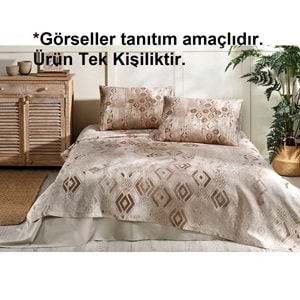 Özdilek Rf -Castanho Kahve- Tek Kişilik Pike Takımı