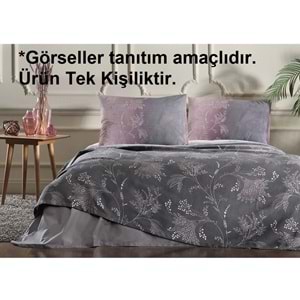 Özdilek Rf -Ditsy Mor- Tek Kişilik Pike Takımı