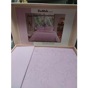 Özdilek Rf -Pembe- Jakar Lux (Z) Tek Kişilik Pike Takımı (2 Yastık Kılıflı)