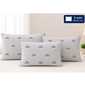 3lü Set Lüx Medikal Ortopedik Visco Dolgulu Yastık (50x70)