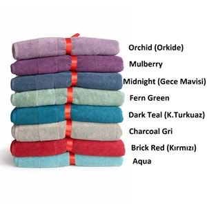 Özdilek Svv Border Kalın ve Süper Emici Yeni Seri Banyo Havlusu (76x147) - Mulberry (Karadut)