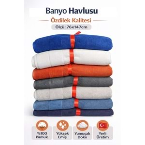 Özdilek Svv Border Kalın ve Süper Emici Yeni Seri Banyo Havlusu (76x147) - Persian Blue (Saks Mavisi)