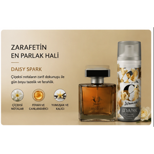 XO Parfüm Seti Daısy Spark Women Kadın 100ML EDT + 125ML Deodorant