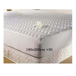 Özdilek Kapitoneli Fitted Pamuklu Sıvı Geçirmez Battal Çift Kişilik Alez (180x200+30)