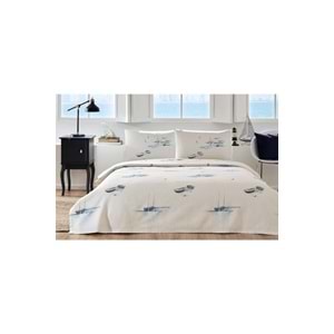 Özdilek Rf -Rowboat Mavi- Tek Kişilik Pike Takımı