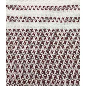 Pamuklu Kaymaz Hasır Dokuma Maxi Boy Kolları Örten Koltuk Örtüsü (180x310) - Bordo
