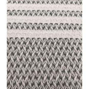 Pamuklu Kaymaz Hasır Dokuma Maxi Boy Kolları Örten Koltuk Örtüsü (180x310) - Haki Yeşili