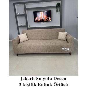 Mandaş jakarlı Streç Maxi Takım Geniş kullanım alanlı sy Kakoa( vizon) 3+3+1+1