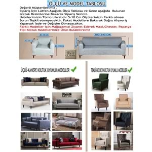 Mandaş Bohem Streç Maxi Çekyat Örtüsü Geniş Kullanım Alanlı Gri 3+3