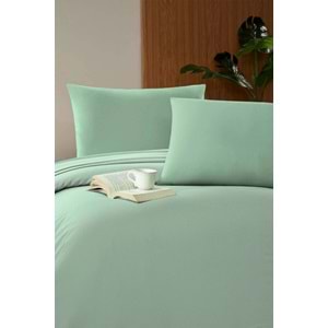 Özdilek -Colourist Çağla- Bamboo Lastikli Çarşaflı Çift Kişilik Pike Takımı