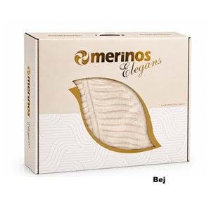Merinos Elegans Kalın Embos Tek Kişilik Kutulu Battaniye (160x220)