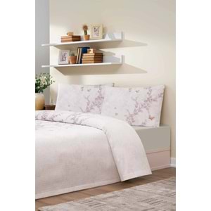 Özdilek Rf -Bloomlight Yeşil- Lastikli Çarşaflı Çift Kişilik Pike Takımı