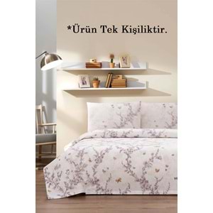 Özdilek Rf -Bloomlight Yeşil- Lastikli Çarşaflı Tek Kişilik Pike Takımı