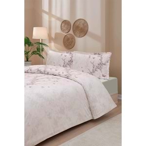 Özdilek Ranforce -Bloomlight Yeşil- Battal Boy (King Size) Çift Kişilik Nevresim Takımı