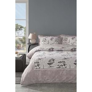 Özdilek Ranforce -Toile De Jouy Pudra- Çift Kişilik Nevresim Takımı