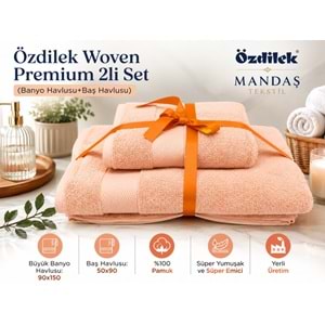 Özdilek -Woven Tarçın- Kişisel Havlu Seti Süper Yumuşak (90x150 + 50x90)