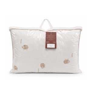 Kupon Doğal Yün Yastık 900gr Çantalı (50x70)