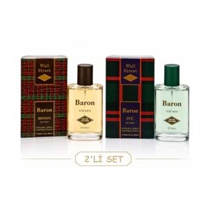 Wall Street 2Lİ SET -Baron Brown & Ivc- For Men Parfüm (2x100ml)