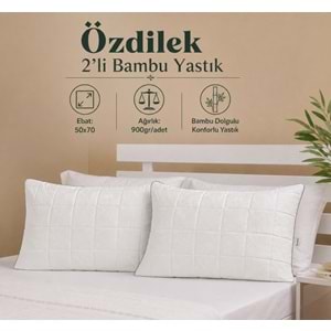Özdilek 2li Bamboo Yastık (50x70)