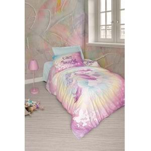 Cotton Box Rf Junior -Sirena Mint- Lastikli Çarşaflı Tek Kişilik Nevresim Takımı