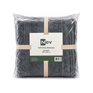 Özdilek Nev Serisi Soft Embos Çift Kişilik Battaniye (200x220)